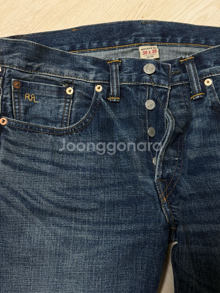 RRL 더블알엘 힐스뷰 슬림핏팬츠 30x30--1