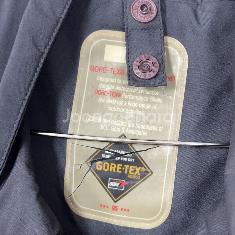 K2 블랙 로고 기능성 고어텍스 바람막이 95--4
