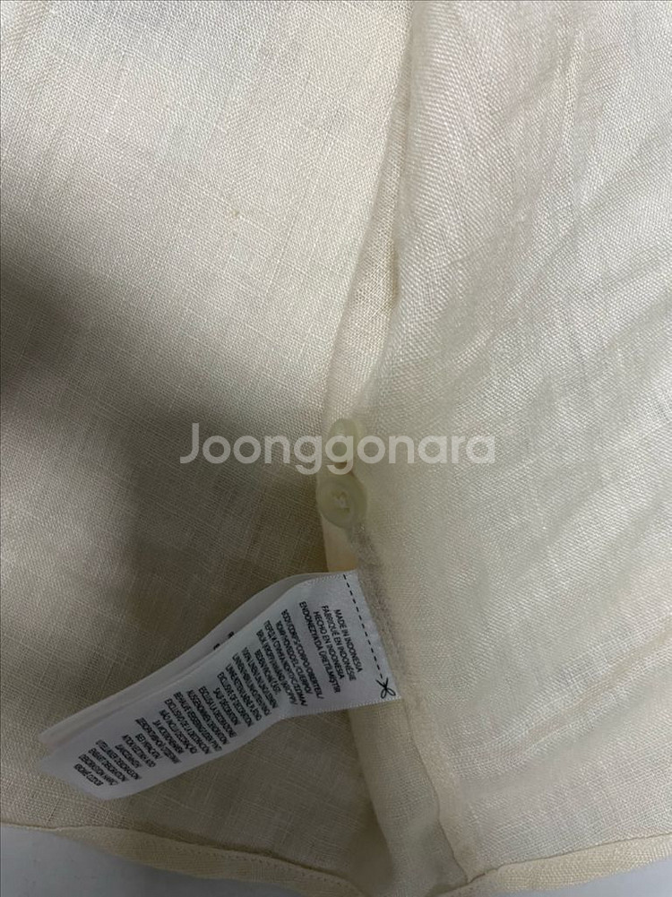 폴로 랄프로렌 린넨 셔츠 m--2