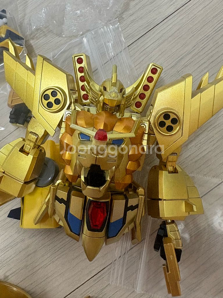 (내용확인)고토부키야 골드런 드란&그레이트 파츠 도색작--8