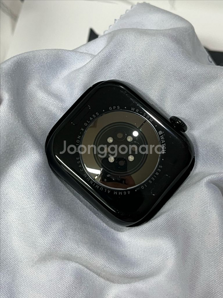 애플워치10 46mm 제트블랙 풀박스 애플케어플러스--2