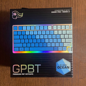 글로리어스 GPBT 키캡 세트 (OCEAN BLUE)