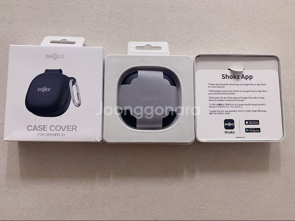 샥즈 오픈핏2+ 단순 개봉 새제품 판매 정품케이스 포함--1