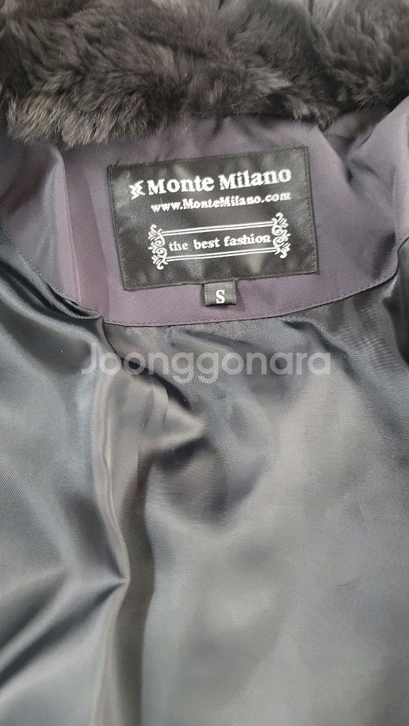 Monte Milano 여성 다운 코트 S(오리털잠바)--4