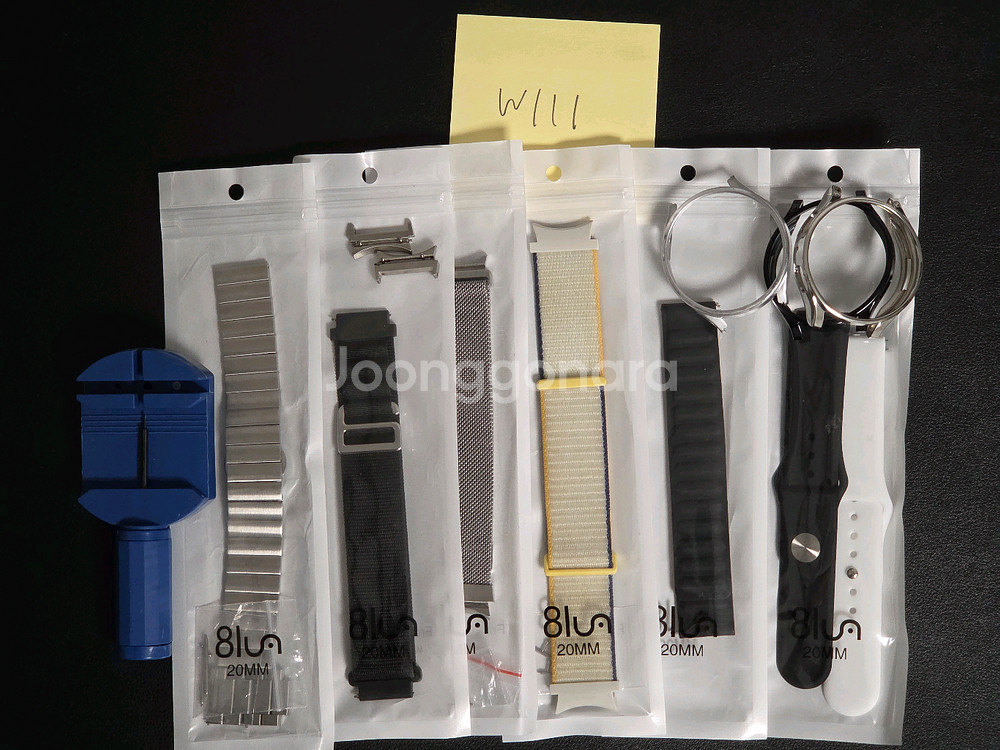 갤럭시워치4 44mm(삼성 무선충전기, 스트랩 6종)--4