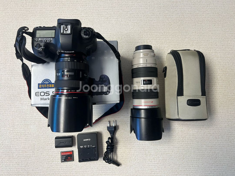캐논 EOS 5D Mark3 + L렌즈 2종--0