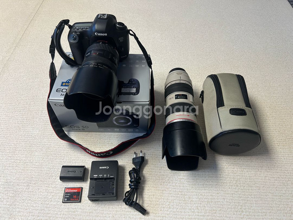 캐논 EOS 5D Mark3 + L렌즈 2종--1