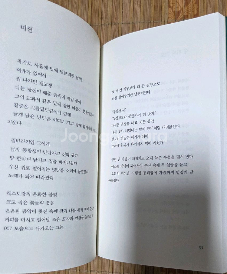 송영희 시집 절반은 사라지고--1