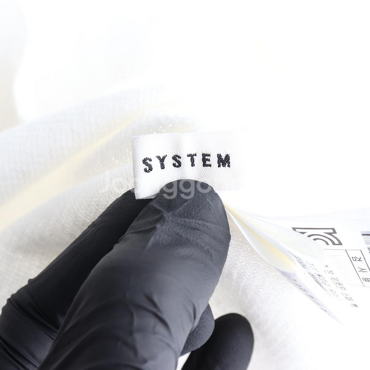 []시스템 린넨 셔링 레이어드 반팔 오버핏 니트 티셔츠--4