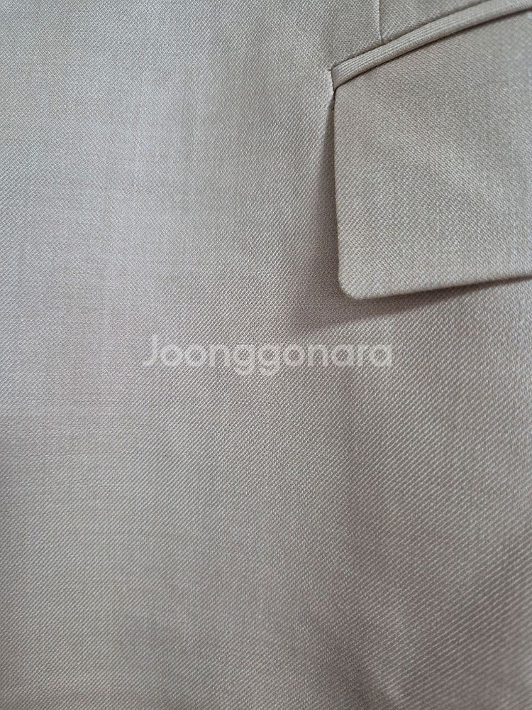 미샤 베이지 정장 세트 모 실크혼방--6