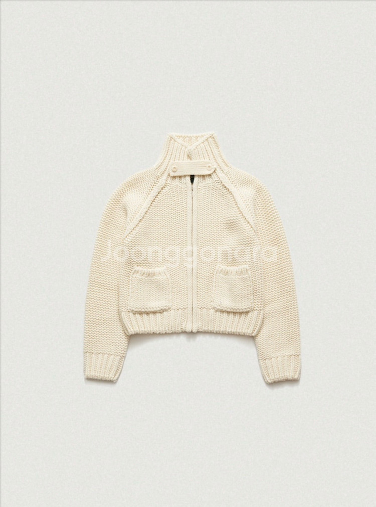 [더바넷 soap zip-up knit cardigan--0