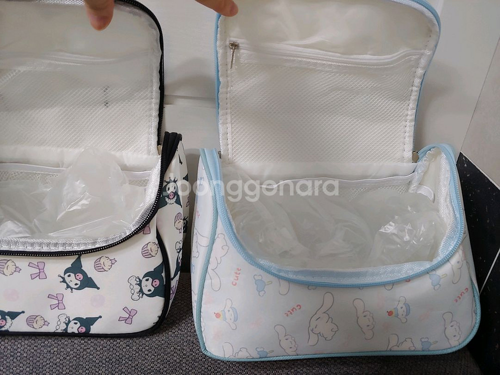 산리오 쿠로미 시나모롤 파우치 가방 새거--3