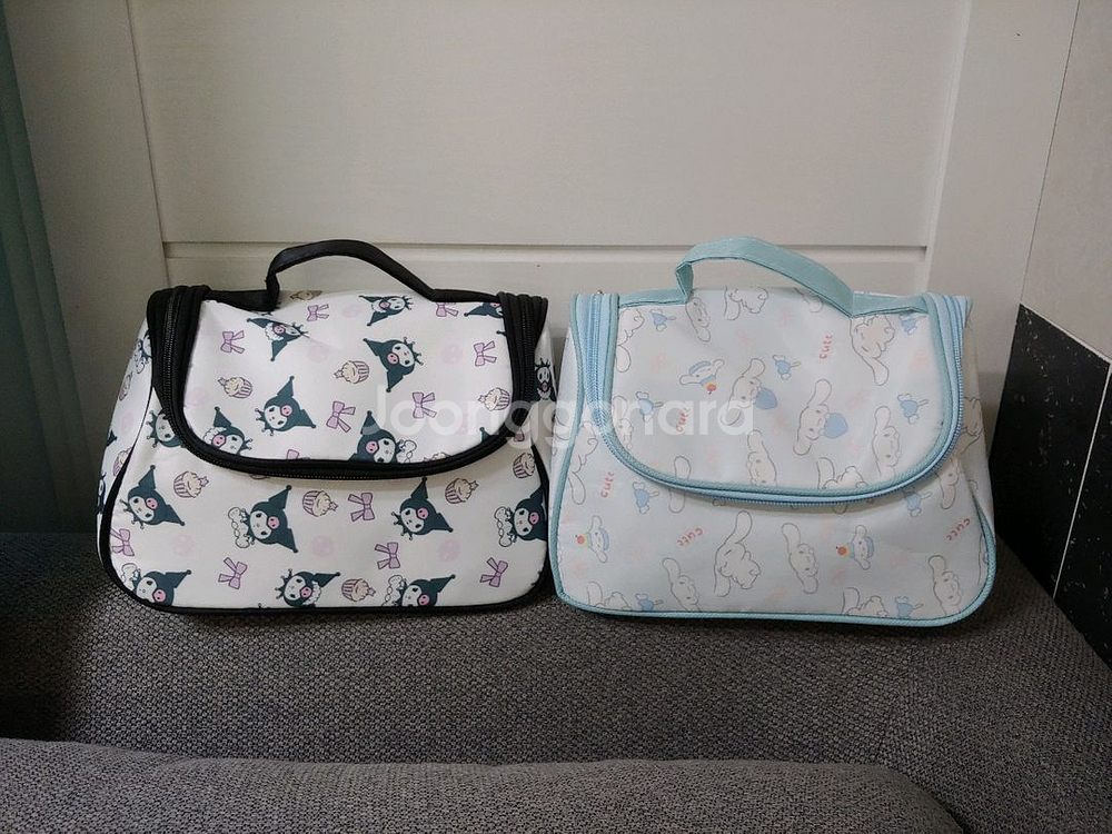 산리오 쿠로미 시나모롤 파우치 가방 새거--2