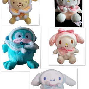 산리오 컬러망토 인형(마멜,키티,시나모롤,한교동,폼푸)