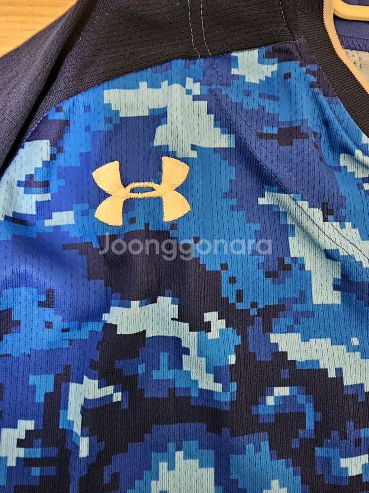 언더아머 20/21년 삼성라이온즈 밀리터리 유니폼--1