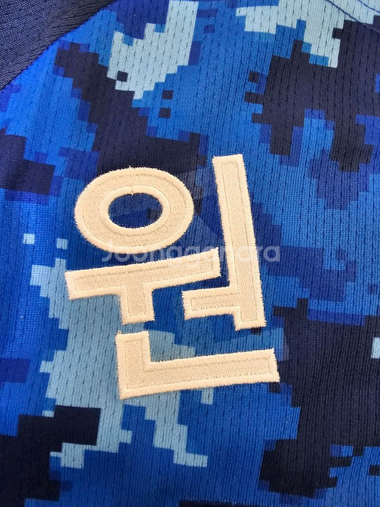 언더아머 20/21년 삼성라이온즈 밀리터리 유니폼--4