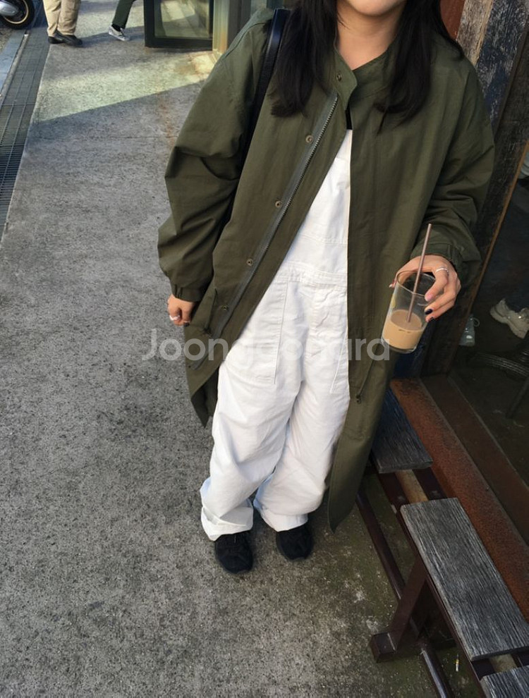이도씨 오버핏 롱야상 66 77--0