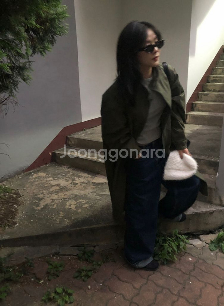 이도씨 오버핏 롱야상 66 77--6
