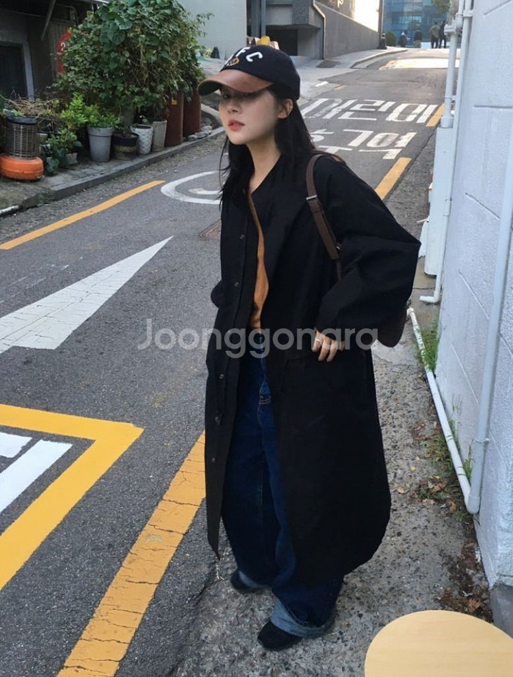 이도씨 오버핏 롱야상 66 77--8