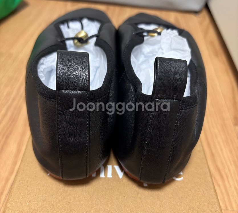 아카이브앱크 러브 스트링 플랫슈즈 블랙 250--4