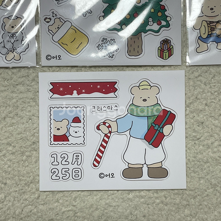 어오 스티커 ( 3장 일괄 )--2