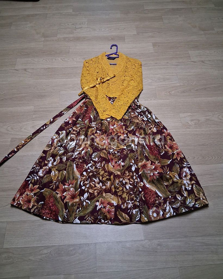 생활한복 세트 (저고리 +치마)--0