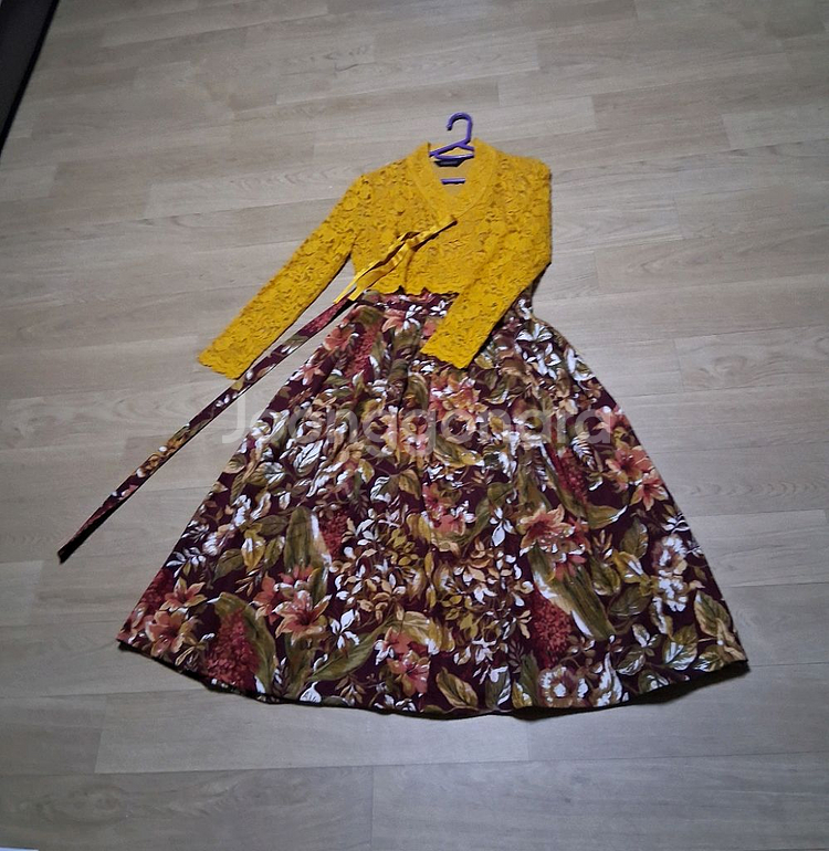 생활한복 세트 (저고리 +치마)--4