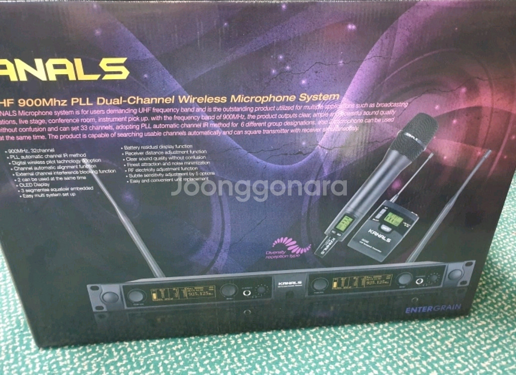 카날스 2채널 무선마이크 bk3002--3