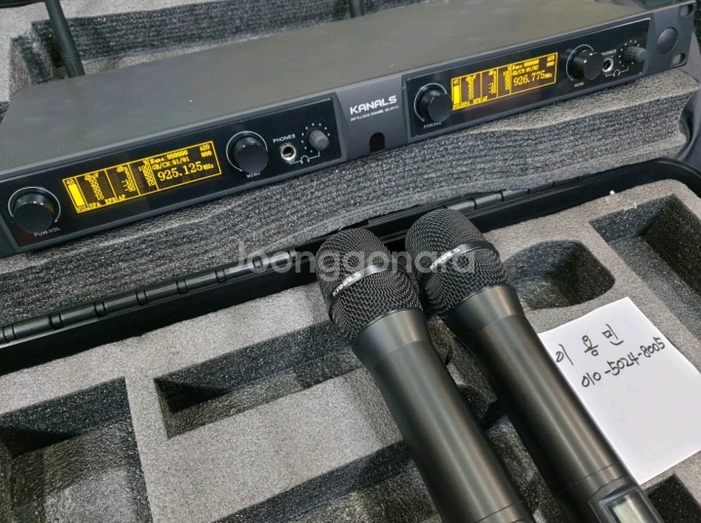 카날스 2채널 무선마이크 bk3002--0