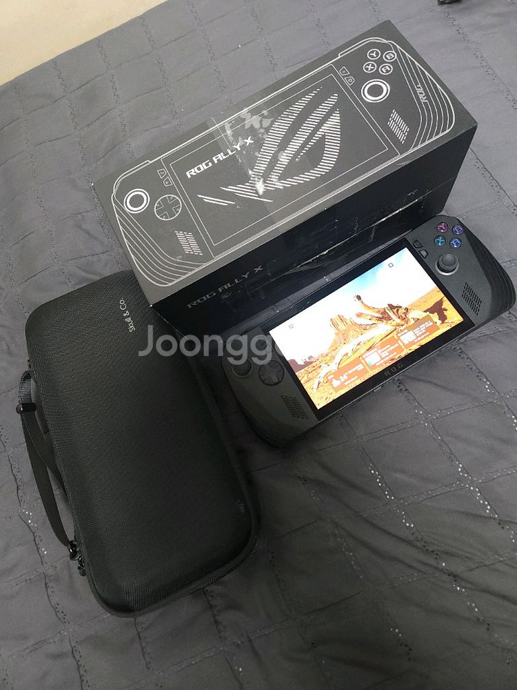 Rog ally x + 고급 파우치 S급 팝니다!--0