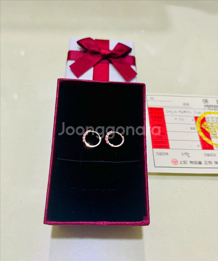 14K 원터치 귀걸이 (새상품)--6