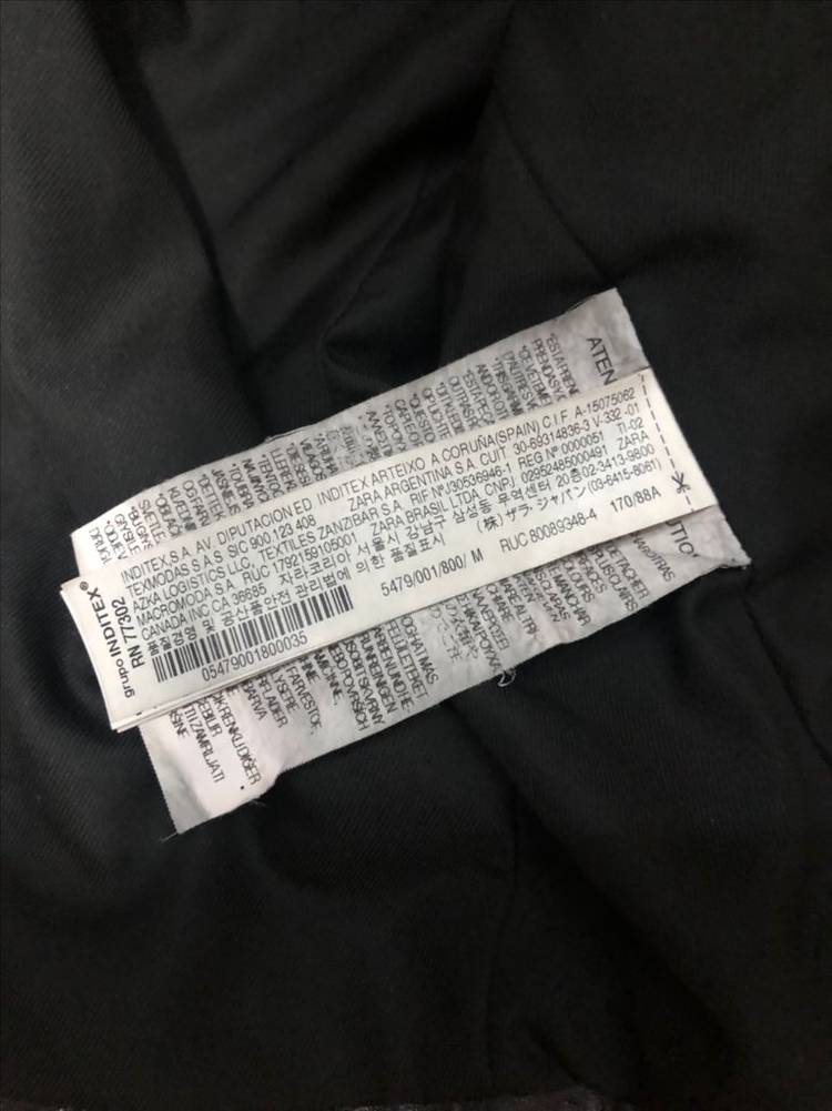 자라 양가죽 레더 라이더자켓 우먼 M 이미지