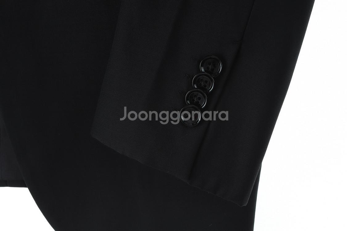 (M) 타임 정장 슈트 자켓 블레이저 블랙 고급원단--5