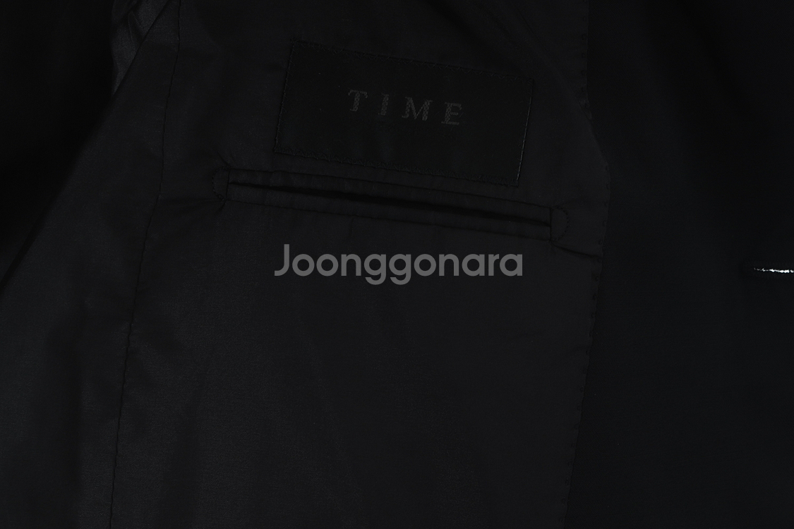 (M) 타임 정장 슈트 자켓 블레이저 블랙 고급원단--7