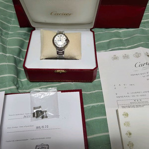 까르띠에 발롱 블루 33mm 쿼츠