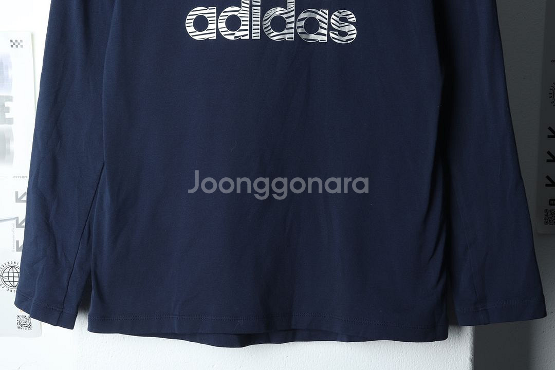 (F) 아디다스 긴팔티셔츠 아동 키즈 약기모--3