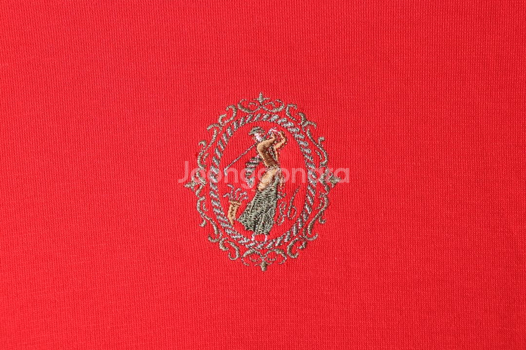 W(L) 먼싱웨어 긴팔티셔츠 골프 긴폴라 레드--4