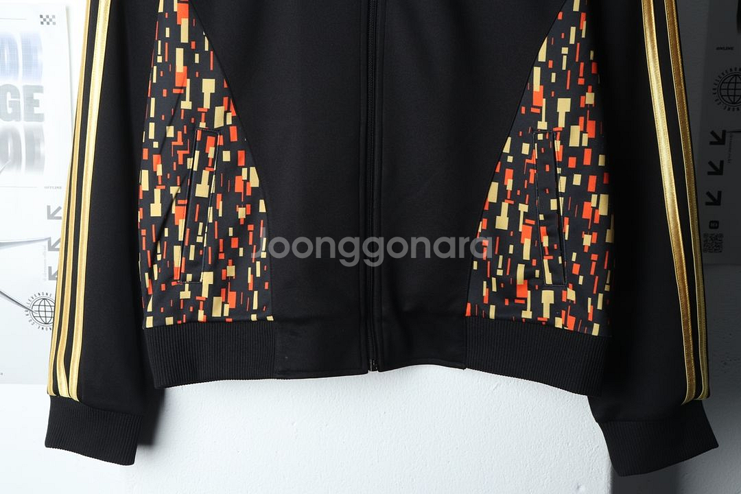 W(XL) 아디다스 집업져지 트랙탑 금장 삼선 한정판--3