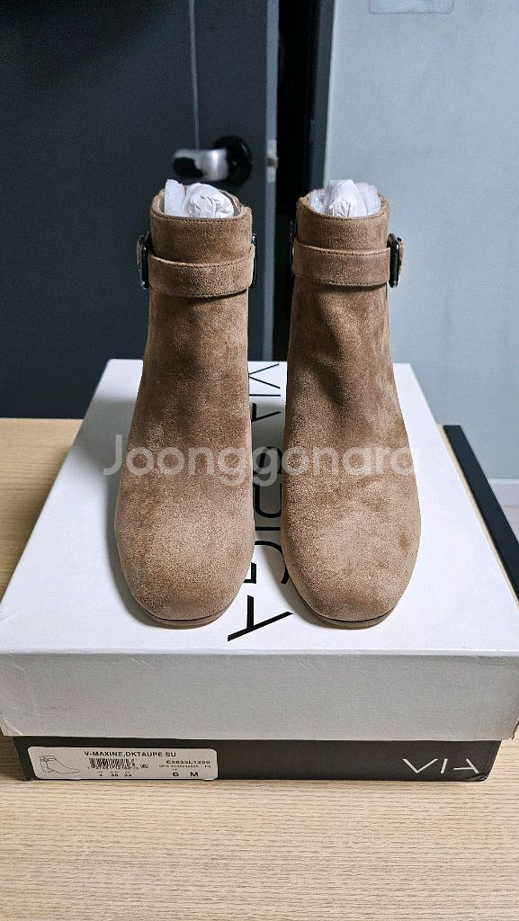 [6M,230]비아스피가-스웨이드 앵클부츠--0