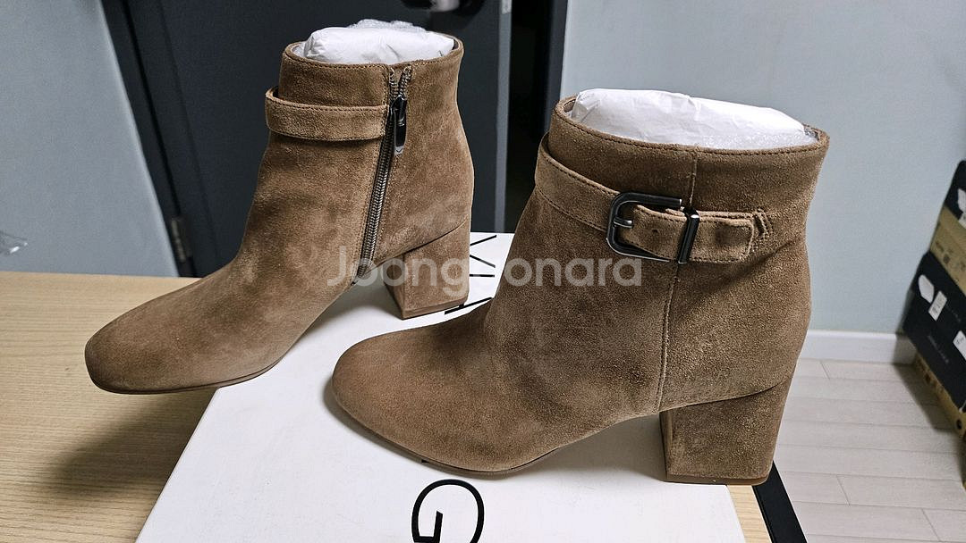 [6M,230]비아스피가-스웨이드 앵클부츠--1