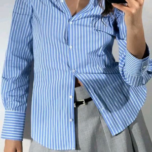 자라 포플린 타이트핏 셔츠 xs