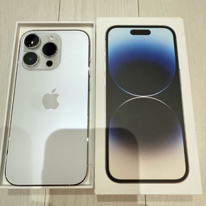 아이폰14프로 256gb 실버 풀박스 s급