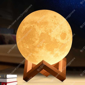 새 중형 정품 3D 입체형 달조명 무드 힐링 취침등