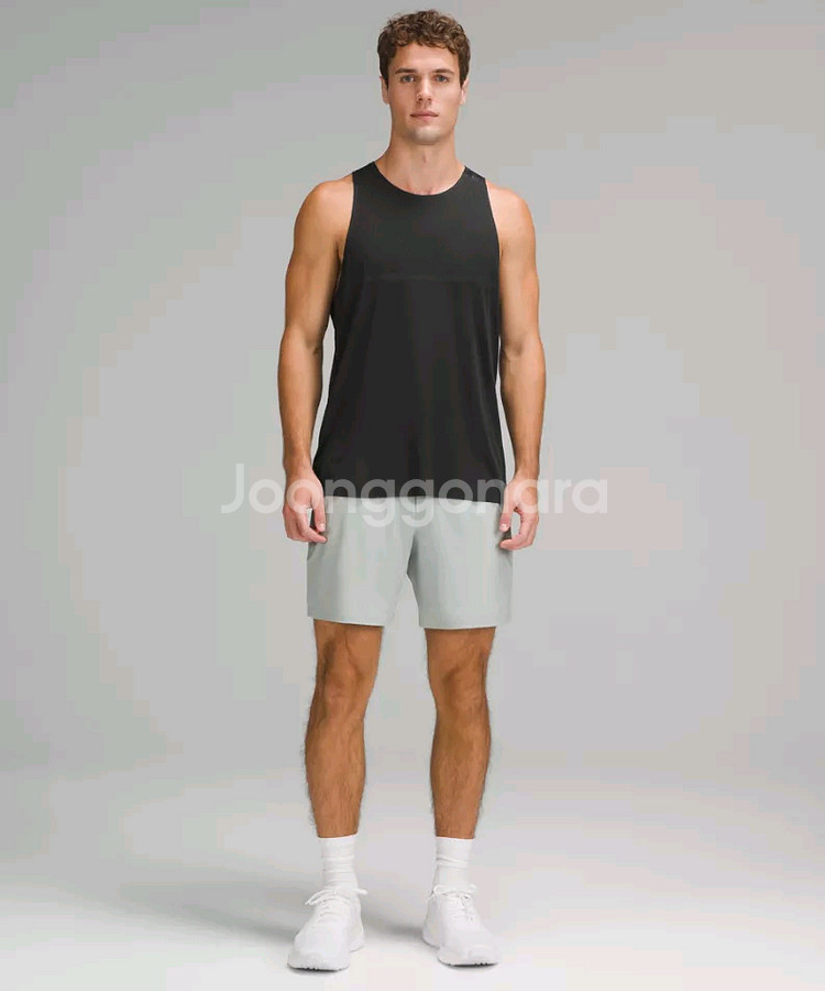 L 룰루레몬 패스트앤프리 싱글렛 블랙--1