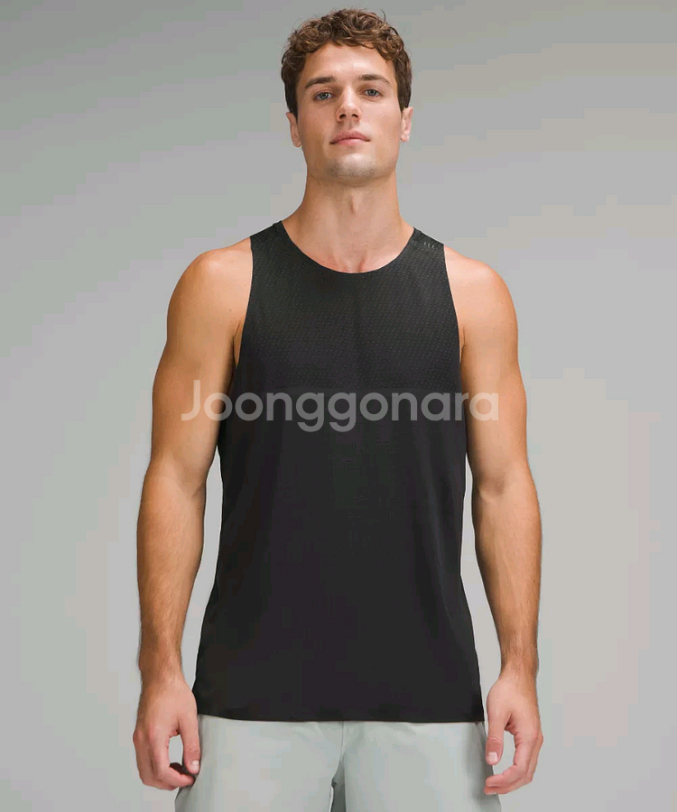 L 룰루레몬 패스트앤프리 싱글렛 블랙--0