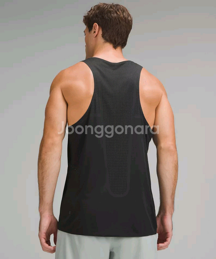 L 룰루레몬 패스트앤프리 싱글렛 블랙--2