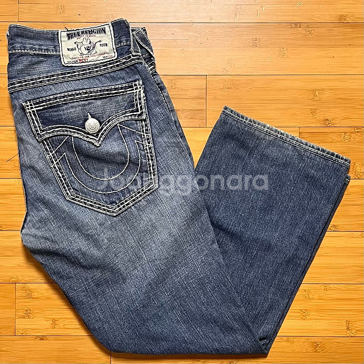 트루 릴리전 RICKY 데님팬츠 SEAT 34--0