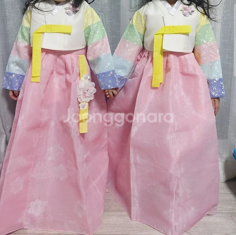 쌍둥이 한복 4호 여아한복--0