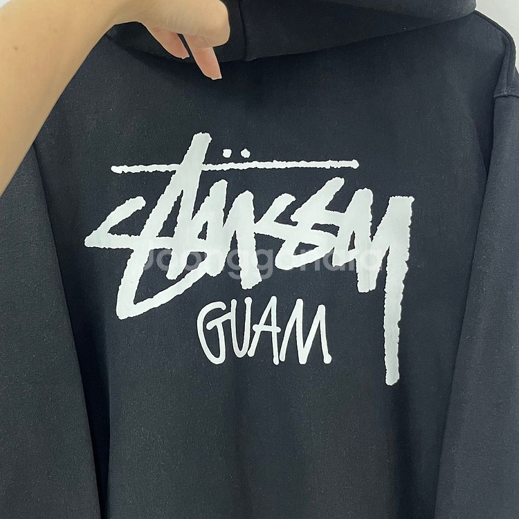 스투시 STUSSY 괌 백로고 후드집업--4