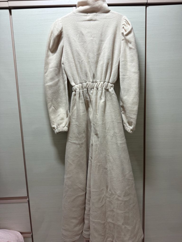 2회착용:) 엔뉴엘 기모 퍼프 점프수트 이미지